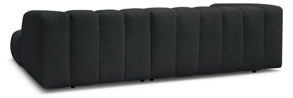 -25 % Dny MOMENTI– Bobochic Paris Černá rohová pohovka Talia 288 cm, pravá