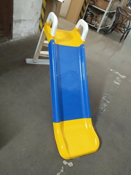 Doloni Skluzavka s madlem 140 cm Modro-žlutá