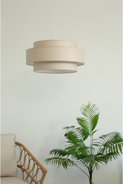 Brilagi - Lustr na lanku RESNA 1xE27/60W/230V pr. 40 cm béžová