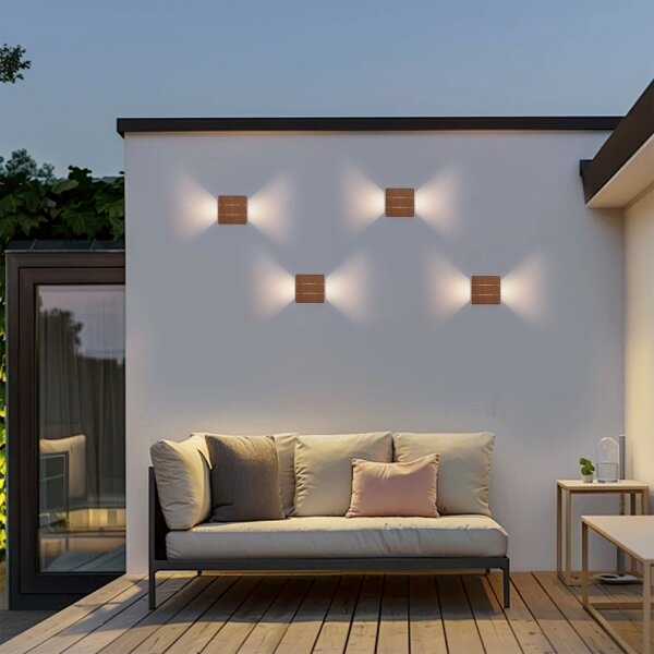 Brilagi -LED Venkovní nást. svítidlo DOUBLERAY LINE LED/6W/230V dekor dřeva IP54