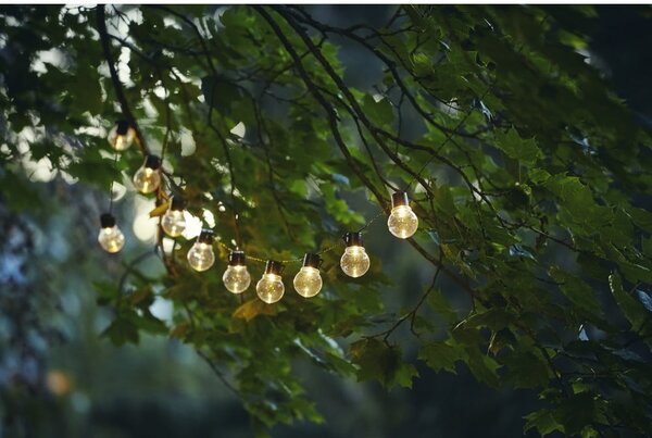 Venkovní světelný solární řetěz Star Trading Partaj Solar Chain, délka 1,8 m