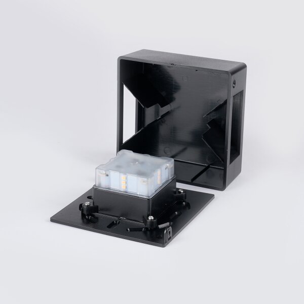 Brilagi - LED Venkovní nástěnné svítidlo DOUBLERAY LED/6W/230V černá IP54