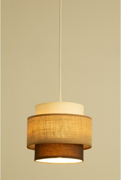 Brilagi - Lustr na lanku RESNA 2xE27/60W/230V pr. 30 cm béžová/černá