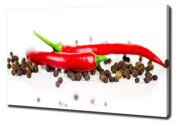 Foto obraz na plátně Chilli a pepř oc-43194719