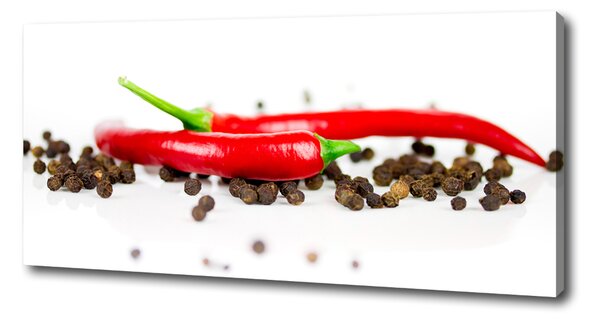 Foto obraz na plátně Chilli a pepř oc-43194719