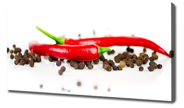 Foto obraz na plátně Chilli a pepř oc-43194719