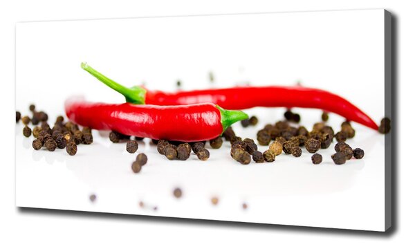 Foto obraz na plátně Chilli a pepř oc-43194719