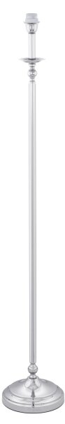 Brilagi - LED Stojací lampa CERIA 1xE27/60W/230V pr. 45 cm lesklý chrom/béžová