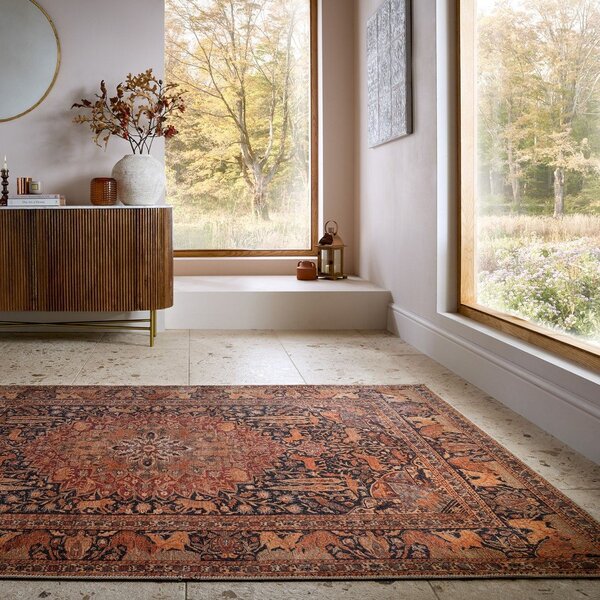 Vínový pratelný koberec 152x230 cm Nico Global – Flair Rugs