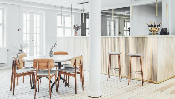 Norr 11 designové barové židle NY11 (výška sedáku 65 cm)