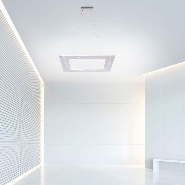 Paul Neuhaus Závěsné LED svítidlo PURE-COSMO, 43W, d. 50 cm, RF control 2700-5000K