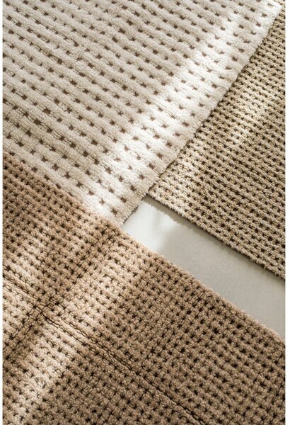 Pratelný/ručně tkaný vlněný koberec v přírodní barvě 80x140 cm Unexpected Wool – Lorena Canals