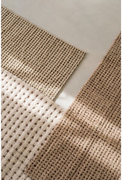 Pratelný/ručně tkaný vlněný koberec v přírodní barvě 80x140 cm Unexpected Wool – Lorena Canals