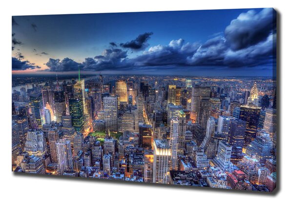 Foto obraz na plátně New York ptačí pohled oc-43839056