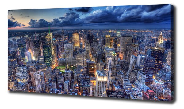 Foto obraz na plátně New York ptačí pohled oc-43839056