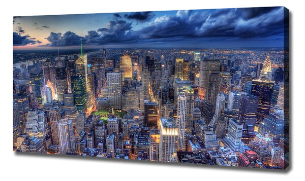 Foto obraz na plátně New York ptačí pohled oc-43839056