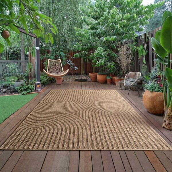 Hnědý vnitřní a venkovní koberec 140x200 cm Timber 1401 – Ayyildiz Carpets
