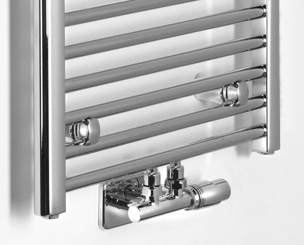 Aqualine Aqualine, ALYA topné těleso rovné 400x1188mm, středové připojení, chrom, LLS308