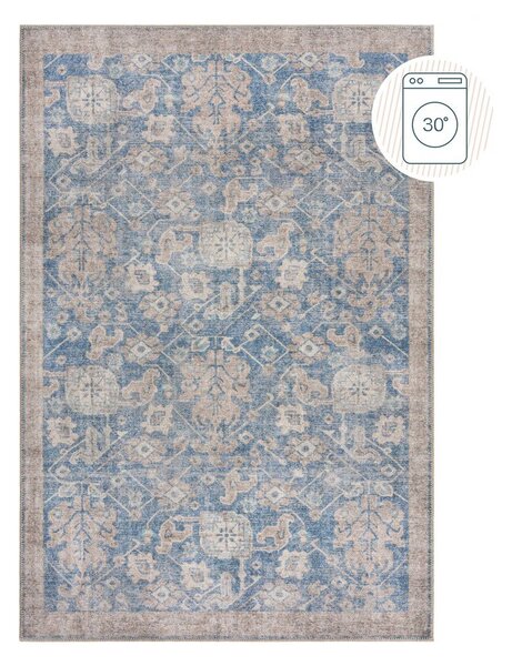 Modrý pratelný koberec 152x230 cm Orelia Global – Flair Rugs