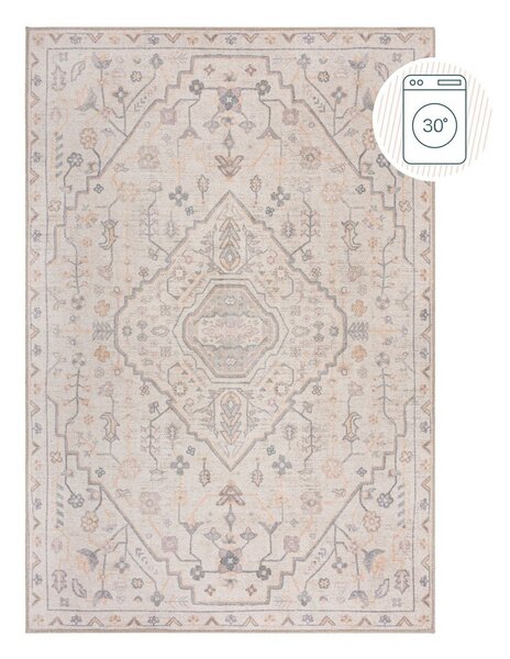 Krémový pratelný koberec 152x230 cm Teo Traditional – Flair Rugs