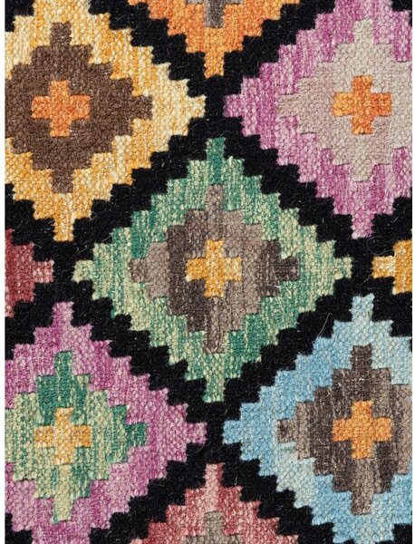 Oboustranný ručně tkaný vlněný běhoun 60x190 cm Kamal Zara – Nouristan