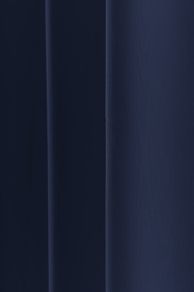 Tmavě modrý závěs OXFORD LIGHT 140x250 cm Zavěšení: Kovové kroužky