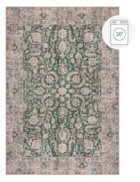 Zelený pratelný koberec 152x230 cm Beau Floral – Flair Rugs