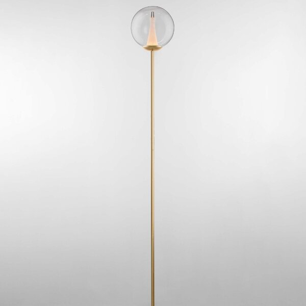 Skleněná stojací LED lampa Nova Luce Gi 162 cm