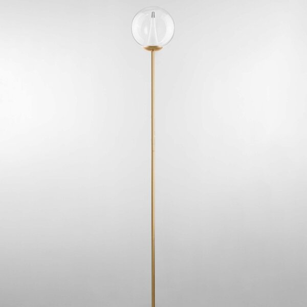Skleněná stojací LED lampa Nova Luce Gi 162 cm