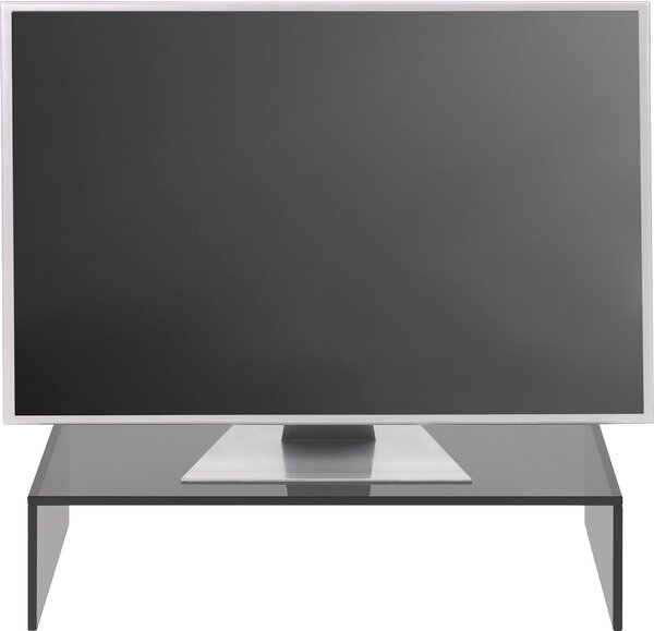 TV NÁSTAVEC, sklo, šedá Xora - TV příslušenství