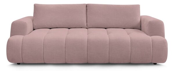 Růžová rozkládací/s úložným prostorem pohovka 251 cm Fuji – Bobochic Paris