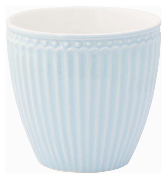 Green Gate - porcelánový latte hrnek Alice Pale Blue 350 ml