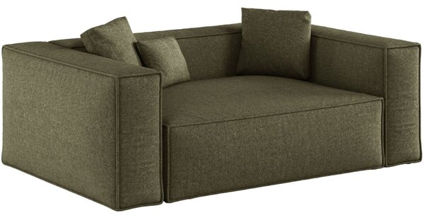 -25 % Dny MOMENTI– Cosmopolitan Design Zelená žinylková dvoumístná pohovka Aveiro 180 cm