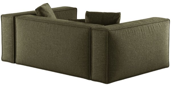 -25 % Dny MOMENTI– Cosmopolitan Design Zelená žinylková dvoumístná pohovka Aveiro 180 cm