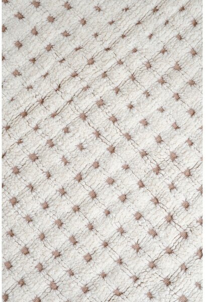 Slonovinový pratelný/ručně tkaný vlněný koberec 140x200 cm Unexpected Wool – Lorena Canals