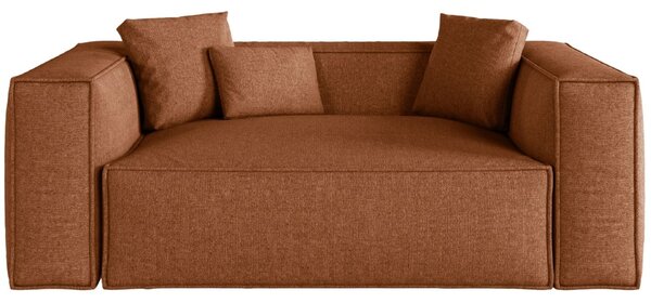 -25 % Dny MOMENTI– Cosmopolitan Design Terakotově oranžová žinylková dvoumístná pohovka Aveiro 180 cm