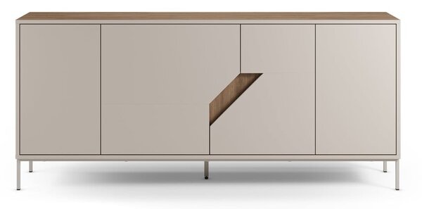 Komoda v dekoru dubu v krémovo-přírodní barvě 180x80x40 cm Lilou – Marckeric