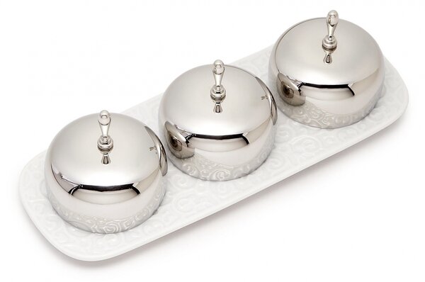 Alessi designové dózy Dressed Jam Tray