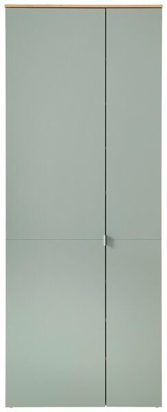 SKŘÍŇ NA ODĚV, šalvějově zelená, dub artisan, 78/202/38 cm Xora - Šatní skříně, Online Only