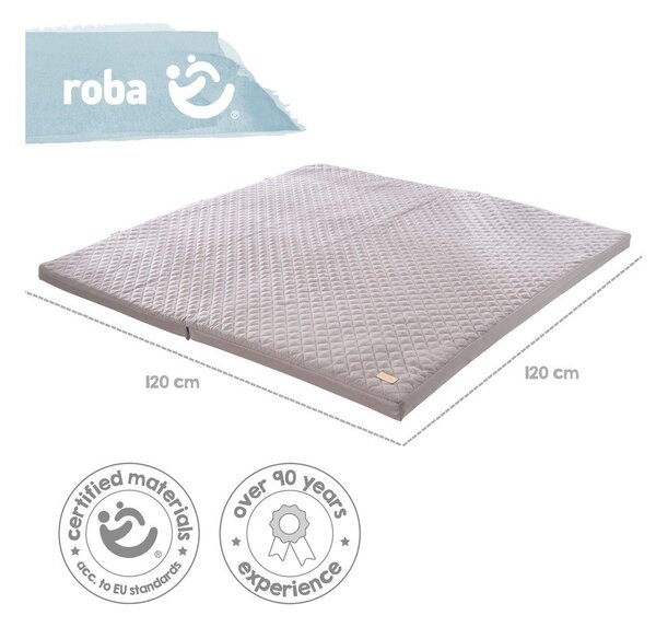 Tmavě šedá dětská hrací podložka 120x120 cm Style – Roba
