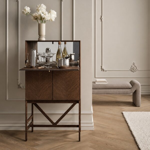 -25 % Dny MOMENTI– Bolia Tmavě béžová bouclé lavice Mielo 181 cm