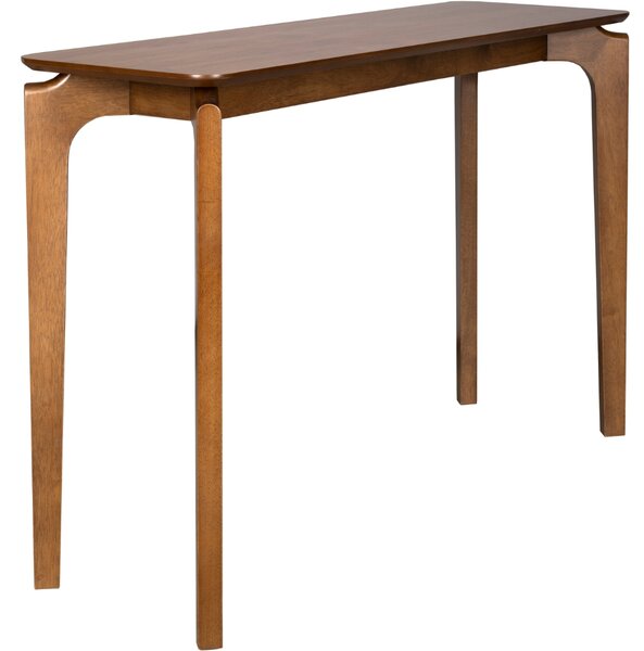 -25 % Dny MOMENTI– Dutchbone Hnědý dřevěný toaletní stolek SAVONE 120 x 40 cm