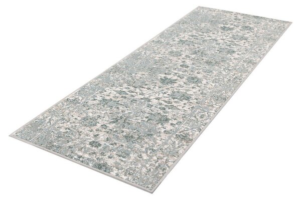 Běhoun šedomodrý 80x250 cm Sensi Tris – FD
