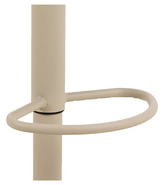 Béžová barová židle s nastavitelnou výškou/s područkami (výška sedáku 86 cm) Eleanor – Actona