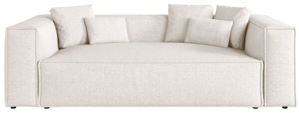 -25 % Dny MOMENTI– Cosmopolitan Design Bílá žinylková trojmístná pohovka Aveiro 220 cm