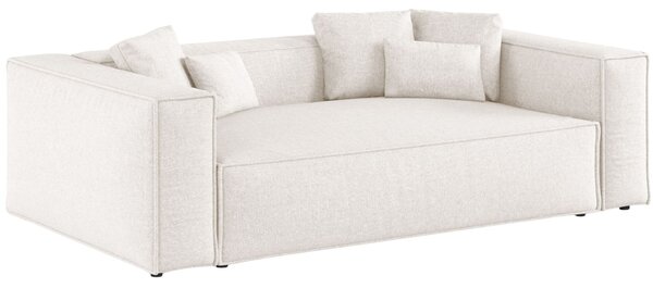 -25 % Dny MOMENTI– Cosmopolitan Design Bílá žinylková trojmístná pohovka Aveiro 220 cm