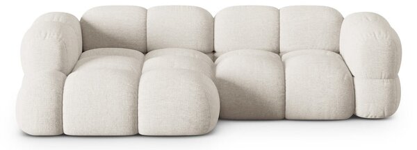 Béžová rohová pohovka (levý roh/s lenoškou) Loretto – Cosmopolitan Design