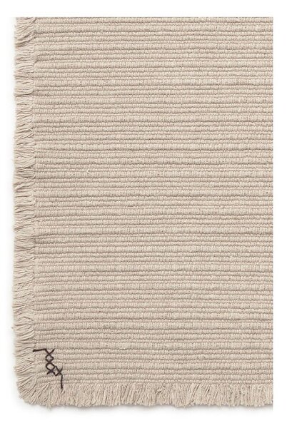 Krémový ručně tkaný bavlněný koberec 140x200 cm Handloom – Lorena Canals