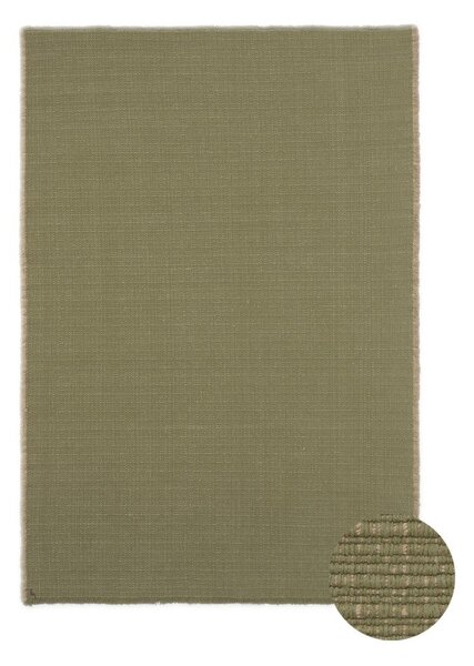 Khaki ručně tkaný bavlněný koberec 140x200 cm Handloom – Lorena Canals