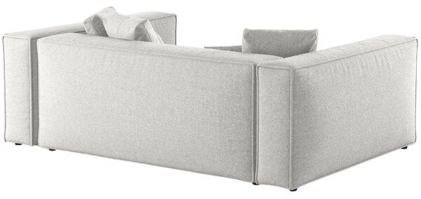-25 % Dny MOMENTI– Cosmopolitan Design Světle šedá žinylková trojmístná pohovka Aveiro 220 cm